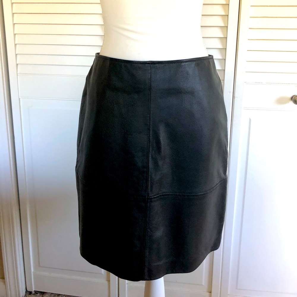 Leather skirt